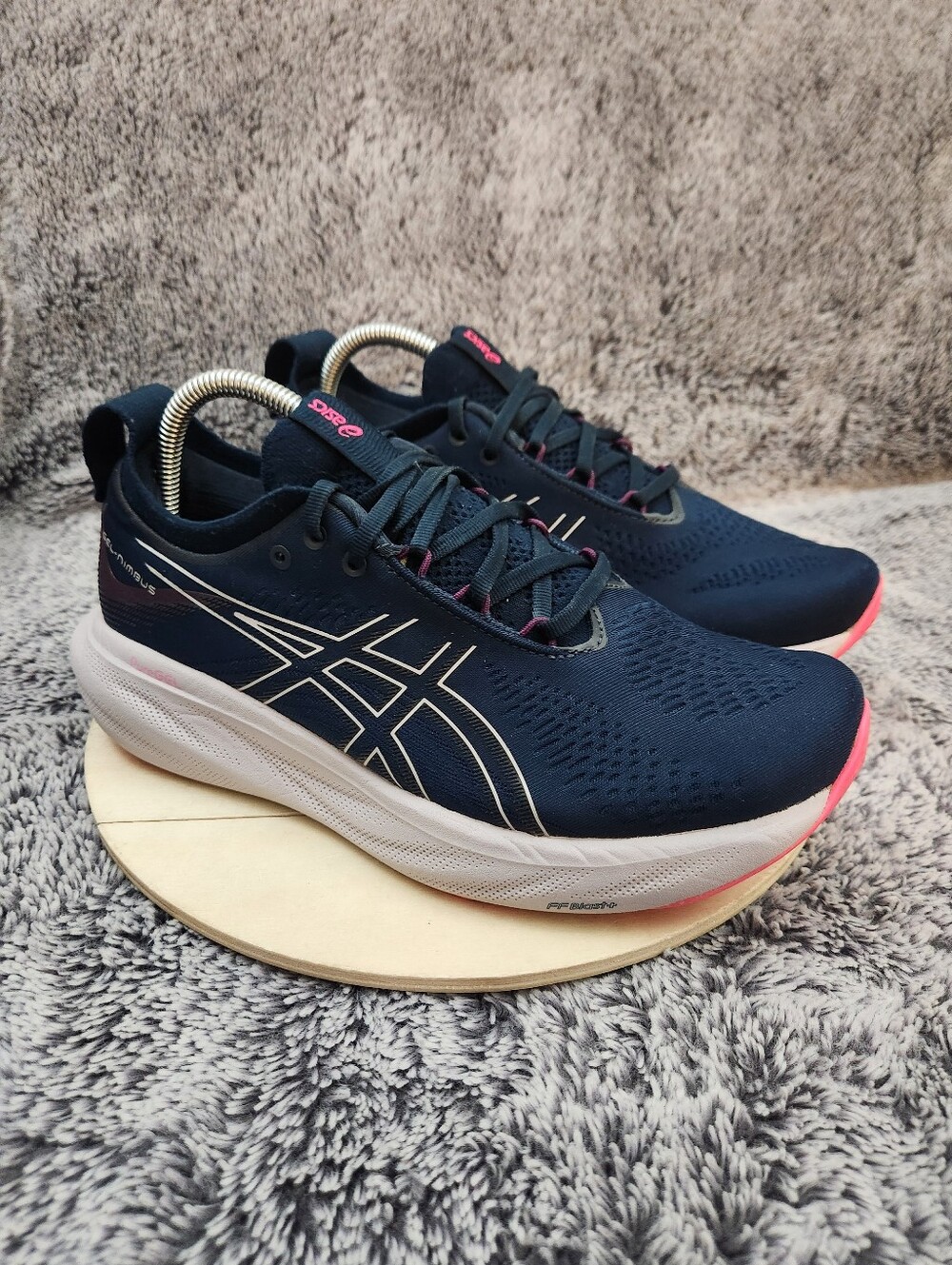 ASICS Gel-Nimbus 25 Shoes Blue Running Athletic Gym Sneakers Women's Size 9.5